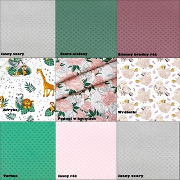 Ochraniacz MINKY __ 6 poduszek __ MODUŁOWY __Wzory