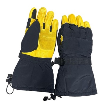 1 para zimowych rękawic narciarskich Touch Scree PU Skóra do jazdy 32,5 cm