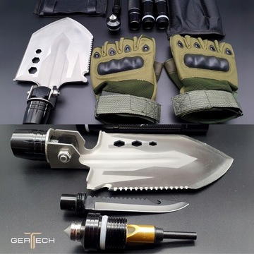 СКЛАДНОЙ ВОЕННЫЙ ТАКТИЧЕСКИЙ НОЖ САПЕРКА GERTECH