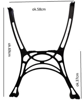 НОЖКА, НОЖКИ ДЛЯ САДОВЫХ СКАМКОВ, ПРОЧНЫЙ АЛЮМИНИЙ