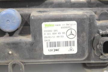 HALOGEN LED DRL LEVÝ MERCEDES W221 S TŘÍDA FACELIFT 2218200956