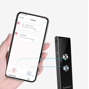 T8 Inteligentny bezprzewodowy tłumacz Bluetooth