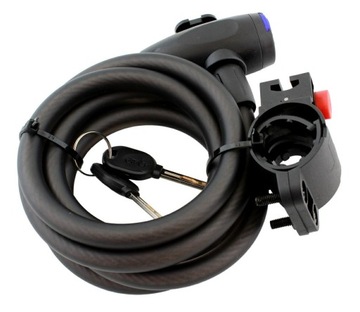 ЗАМОК ДЛЯ ВЕЛОСИПЕДА ЗАМОК ДЛЯ ВЕЛОСИПЕДА БОЛЬШОЙ СЕЙФ 150 СМ