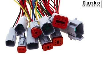 DEUTSCH DT 2-контактный разъем в комплекте с вилками