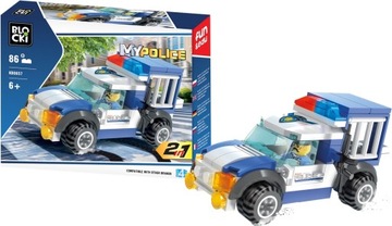Klocki BLOCKI MyPolice TRANSPORTER 86 el. KB 0657