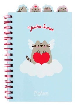 PUSHEEN notes z ozdobnymi znacznikami PAMIĘTNIK 80kartek