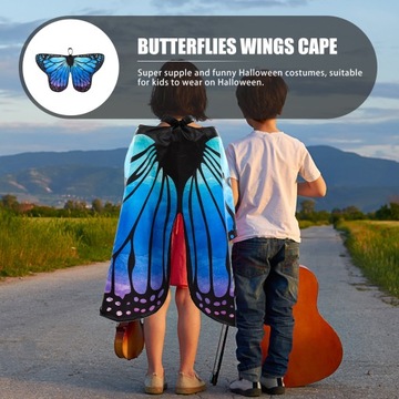 КОСТЮМ БАБОЧКИ КРЕСТ БАБОЧКИ СИНИЕ КРЫЛЬЯ ФЕИ