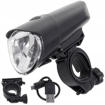 LAMPA ROWEROWA PRZEDNIA OŚWIETLENIE DO ROWERU LED
