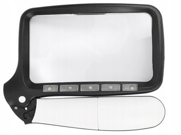 Лупа для чтения, большая 3-кратная складная лупа со светодиодной подсветкой 10863