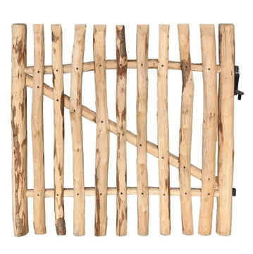 DREWNIANA FURTKA 100 x 90 CM, ROZSTAW 3-5 CM, WIERCONA