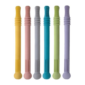 Tubka na ząbkowanie dla dzieci Chew Hollow 6 szt