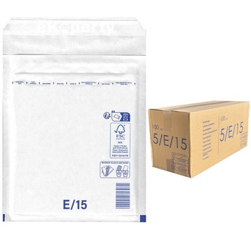 KOPERTY BĄBELKOWE PREMIUM E15 BIAŁE 100 SZT. TOP