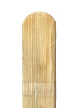 Kantówka drewniana gładka ŁUK 7x7x190 cm prosta zielona impregnowana 4 SZT