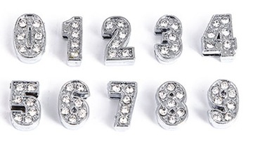 БУКВЫ цифры знаки на запястье БРАСЛЕТ 5 шт.