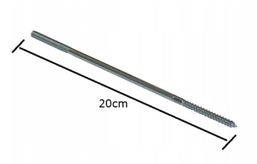 ЗАЖИМ ФИКСИРОВАННЫЙ ШТИФТ 20см + СТАБИЛИЗАТОР + ШТИФТ
