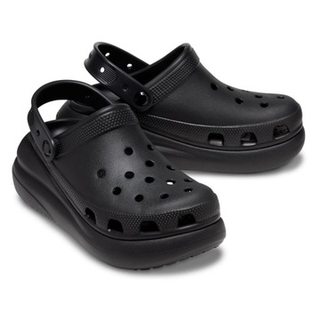 crocs damskie chodaki na platformie classic crush lekkie wysokie 37-38 W7