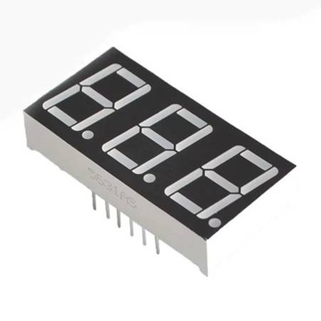 Wyświetlacz 7-segmentowy 0.56 cala LED czerwony 3c