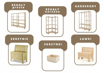 Книжный шкаф, полка для игрушек, полка деревянная 150x80x38 150 SOLID eco