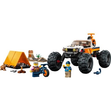 LEGO City Внедорожный автомобиль для кемпинга + велосипеды с палатками 60387