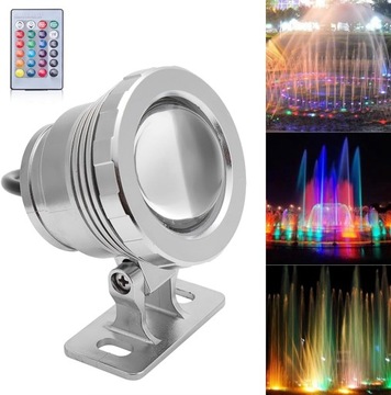 12V 10W RGB светодиодный подводный светильник водонепроницаемый уличный садовый прожектор
