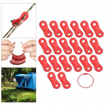 20 x Регулятор натяжения шнура с пряжкой для веревки