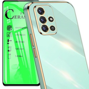 Etui OXYGEN GLOW do Samsung A71 + szkło Ceramiczne