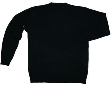 SWETER swetr MĘSKI duży cienki ze wzorem 4XL szer.130 cm GRANATOWY