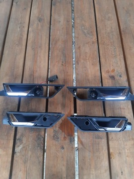 KLAMKA WEWNĘTRZNA CHROM FABIA III PRAWY TYŁ PRAWA TYLNA