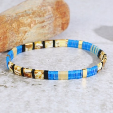 C.QUAN CHI Summer Tila Beads Bracelets Simple