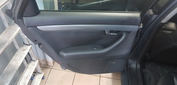 AUDI A4 B6 BOCZEK DRZWI PRZÓD TYŁ KOMPLET SKÓRA
