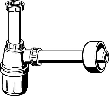 ПОЛУСИФОН ДЛЯ РАКОВИНЫ STANDARD 703219 VIEGA