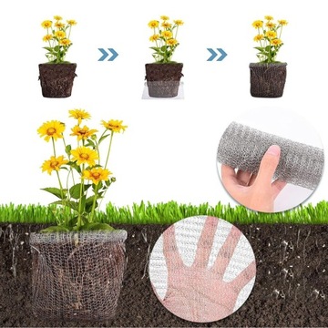 4 ШТ. МЕТАЛЛИЧЕСКАЯ САДОВАЯ СЕТКА ЗАЩИТНАЯ КОРЗИНА ДЛЯ ЗАЩИТЫ КОРНЕЙ РАСТЕНИЙ