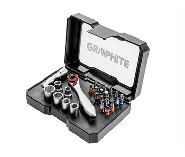 ZESTAW BITÓW 26 SZT GRAPHITE