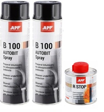 2xAUTOBIT B100 +RSTOP 100 ml ZESTAW DO KONSERWACJI
