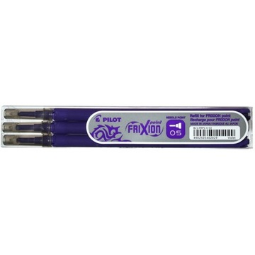 Wkład FRIXION POINT 0,5mm fioletowy (3 sztuki) BLS