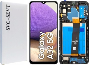 ORYGINAŁ WYŚWIETLACZ LCD SZYBKA DOTYK DO SAMSUNG GALAXY A32 5G RAMKA