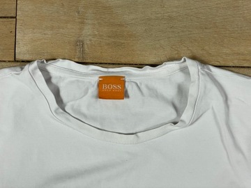 Hugo Boss orange tshirt męski klasyk logo unikat L