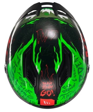 Полнолицевой шлем MT FF126 STINGER 2 ARDENT C6 флуоресцентный глянец L