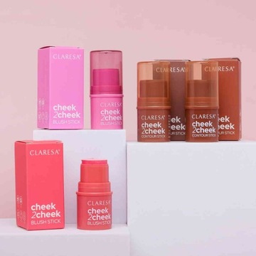 Claresa Cheek 2 Cheek Bronzer Stick 01 Нейтральный песочный