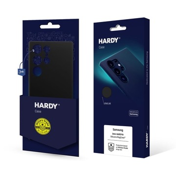 Черный чехол для телефона Samsung Galaxy S23 Ultra - 3mk HARDY Case
