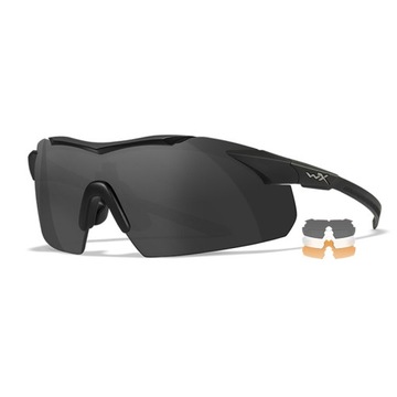 Okulary Taktyczne Wiley X Vapor Comm 3 w 1 Matte Black Frame