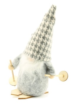 FIGURKA SKRZAT CHŁOPIEC NA NARTACH 18 CM