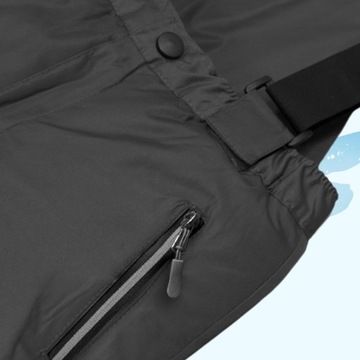 SPODNIE NARCIARSKIE DZIECIĘCE Z SZELKAMI 152/158 NIEPRZEMAKALNE OCIEPLANE