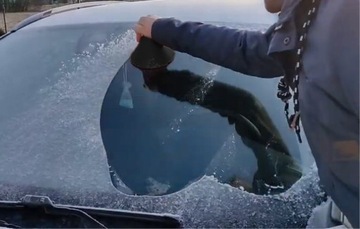 Скребок для окон, автомобильная щетка для снега, масляная топливная воронка 2 в 1