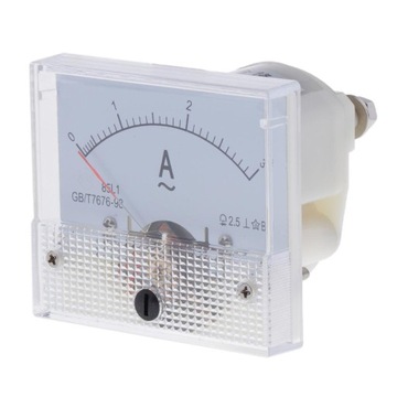 85L1 Аналоговый амперметр Амперметр, А, 62 x 55 мм, 0–3 А