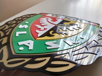 Śląsk Wrocław na ścianę do domu prezent na święta dla chłopaka męża dziadka