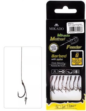 Przypon Method Feeder - Z IGŁĄ - hak z zadziorem n