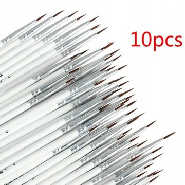 10 sztuk biały S Cienkie artykuły artystyczne Ręcz
