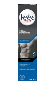 Veet Krem do Depilacji do Skóry Wrażliwej dla Mężczyzn 200 ml
