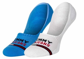 TOMMY HILFIGER STOPKI 2 PARY WHITE/BLUE r. 43-46